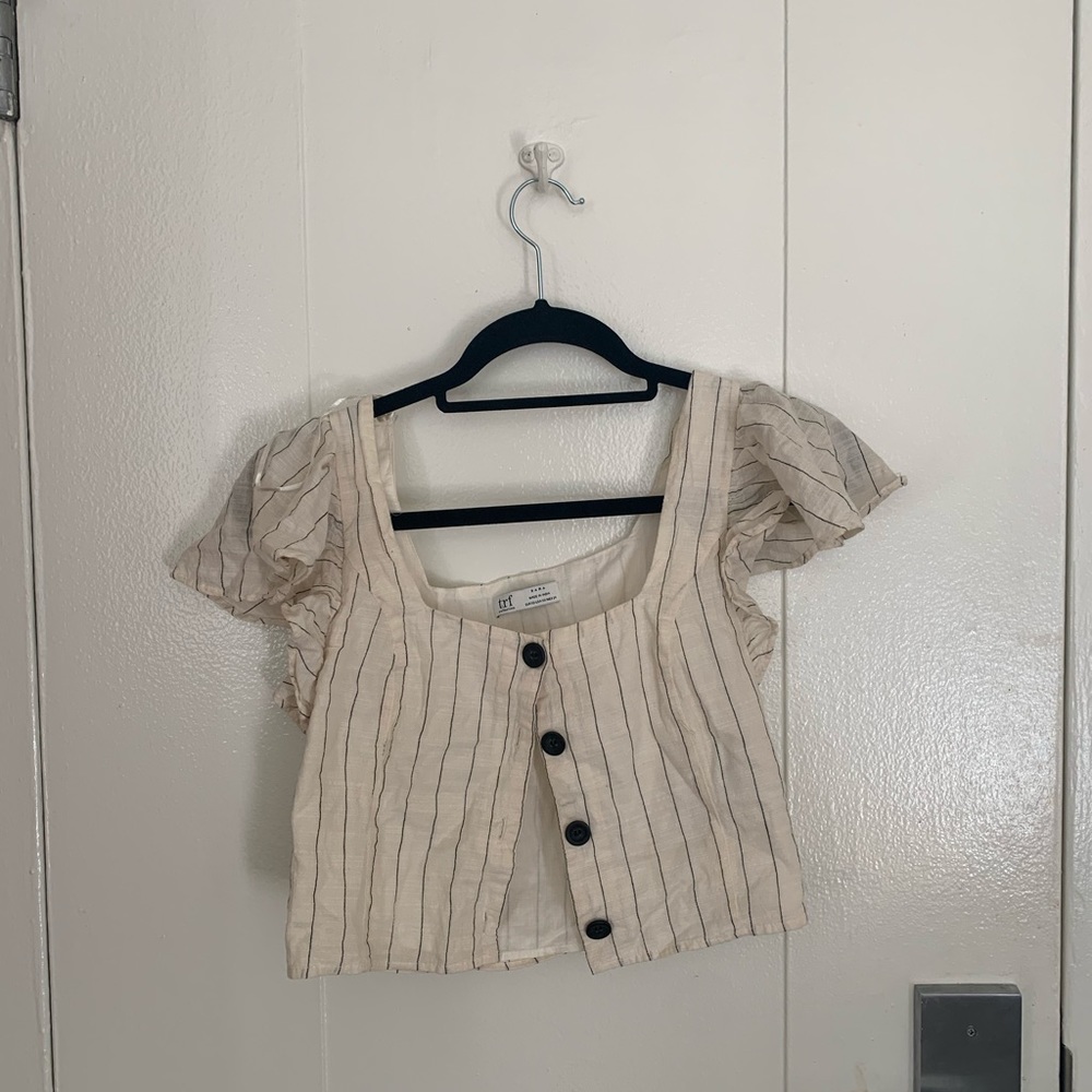 Striped Linen Top